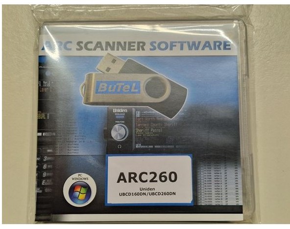 ARC260 Software til Uniden UBCD160DN og UBCD260DN